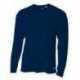 A4 N3253 Men's Birds-Eye Mesh Long Sleeve T-Shirt