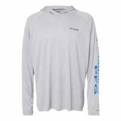 Columbia 153617 PFG Terminal Tackle Hooded Long Sleeve T-Shirt