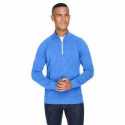 J America JA8869 Adult Triblend Fleece Quarter-Zip