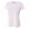 A4 NW3254 Ladies Birds-Eye Mesh V-Neck T-Shirt