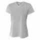 A4 NW3254 Ladies Birds-Eye Mesh V-Neck T-Shirt