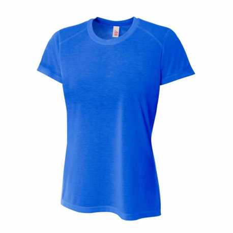 A4 NW3264 Ladies Short Sleeve Spun Poly T-Shirt