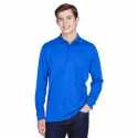 Core365 88192P Adult Pinnacle Performance Long-Sleeve Pique Polo with Pocket