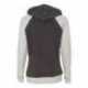 MV Sport W17127 Women's Harper Raglan Hooded Sweatshirt