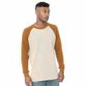 Bayside 8211 Men's Heavyweight Waffle Knit Thermal Raglan