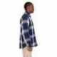 Shaka Wear SHHFS Men's Plaid Flannel Overshirt