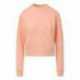 MV Sport W22106 Women's Cloud Fleece Crop Crewneck Sweatshirt