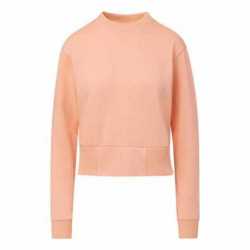 MV Sport W22106 Women's Cloud Fleece Crop Crewneck Sweatshirt