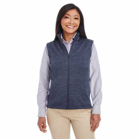 Devon & Jones DG797W Ladies Newbury Melange Fleece Vest