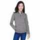 Devon & Jones DG798W Ladies Newbury Melange Fleece Quarter-Zip