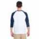 Gildan G570 Adult Heavy Cotton Three-Quarter Raglan Sleeve T-Shirt