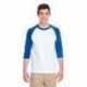 Gildan G570 Adult Heavy Cotton Three-Quarter Raglan Sleeve T-Shirt