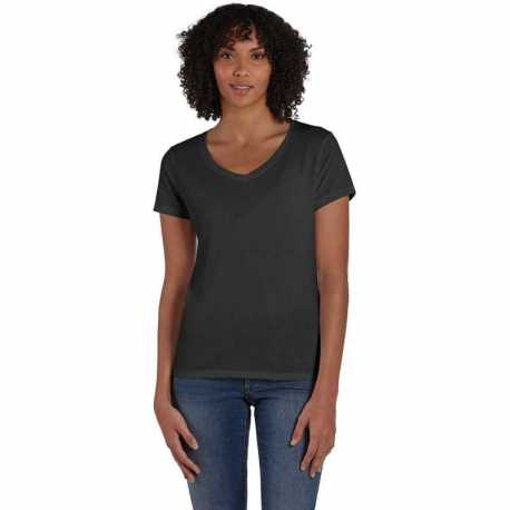 Hanes 42VT Ladies Perfect-T Triblend V-Neck T-shirt