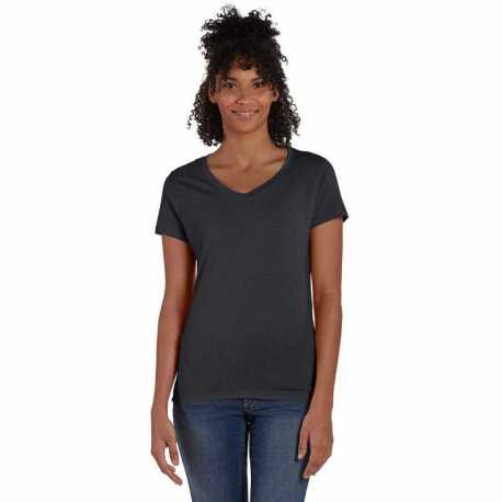 Hanes 42VT Ladies Perfect-T Triblend V-Neck T-shirt