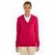 Harriton M425W Ladies Pilbloc V-Neck Button Cardigan Sweater