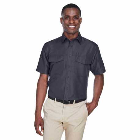 Harriton M580 Men's Key West Short-Sleeve Performance Staff Shirt