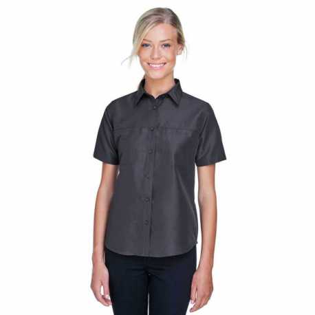 Harriton M580W Ladies Key West Short-Sleeve Performance Staff Shirt