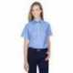 Harriton M600SW Ladies Short-Sleeve Oxford with Stain-Release