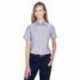 Harriton M600SW Ladies Short-Sleeve Oxford with Stain-Release