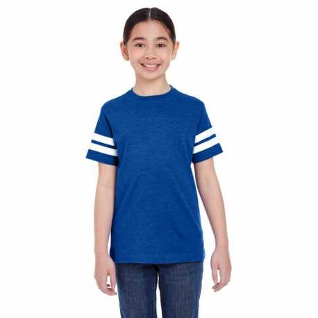 LAT 6137 Youth Football Fine Jersey T-Shirt