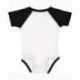 Rabbit Skins RS4430 Infant Baseball Bodysuit