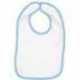 Rabbit Skins RS1004 Infant Contrast Trim Bib