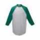 Augusta Sportswear AG4420 Adult Three-Quarter Sleeve Baseball Jersey