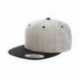 Yupoong 6089MT Adult Structured Flat Visor Classic Two-Tone Snapback Cap