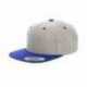 Yupoong 6089MT Adult Structured Flat Visor Classic Two-Tone Snapback Cap