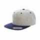 Yupoong 6089MT Adult Structured Flat Visor Classic Two-Tone Snapback Cap