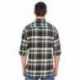 Burnside B8210 Men's Plaid Flannel Shirt