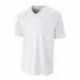 A4 NB3373 Youth Polyester V-Neck Strike Jersey with Contrast Sleeves