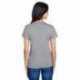 A4 NW3381 Ladies Topflight Heather V-Neck T-Shirt