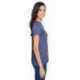 A4 NW3381 Ladies Topflight Heather V-Neck T-Shirt