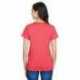 A4 NW3381 Ladies Topflight Heather V-Neck T-Shirt