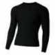 A4 NB3133 Youth Long Sleeve Compression Crewneck T-Shirt