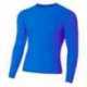 A4 NB3133 Youth Long Sleeve Compression Crewneck T-Shirt