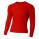 A4 NB3133 Youth Long Sleeve Compression Crewneck T-Shirt