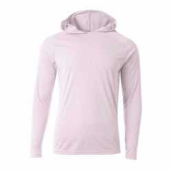 A4 N3409 Men's Cooling Performance Long-Sleeve Hooded T-shirt