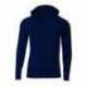 A4 N3409 Men's Cooling Performance Long-Sleeve Hooded T-shirt