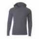 A4 N3409 Men's Cooling Performance Long-Sleeve Hooded T-shirt