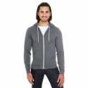 American Apparel F497 Unisex Flex Fleece USA Made Zip Hoodie