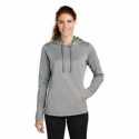 Sport-Tek LST264 Ladies PosiCharge Sport-Wick Heather Fleece Hooded Pullover