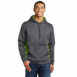 Sport-Tek ST239 Sport-Wick CamoHex Fleece Colorblock Hooded Pullover