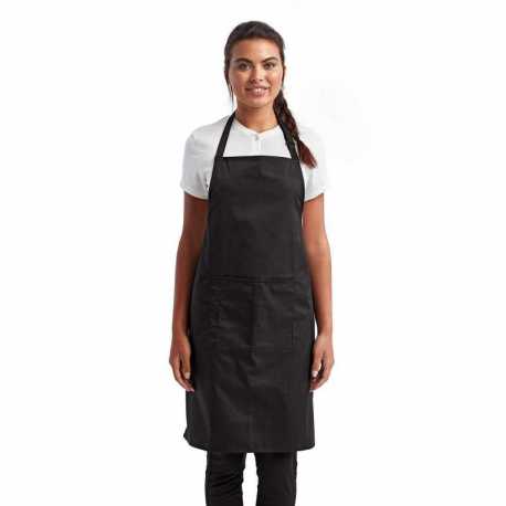 Artisan Collection by Reprime RP154 Unisex 'Colours' Recycled Bib Apron with Pocket