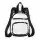 BAGedge BE268 Unisex Clear PVC Mini Backpack