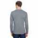 Bayside BA3055 Unisex Union-Made Long-Sleeve Pocket Crew T-Shirt