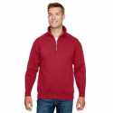 Bayside BA920 Unisex Quarter-Zip Pullover Sweatshirt
