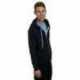 Bayside BA875 Unisex Full-Zip Fashion Hooded Sweatshirt