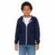 Bella + Canvas 3739Y Youth Sponge Fleece Full-Zip Hooded Sweatshirt